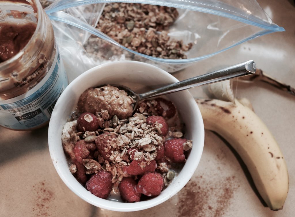 Peanut Butter Quinoa Breakfast Bowl