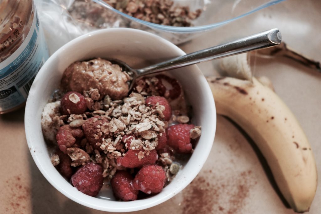 Peanut Butter Quinoa Breakfast Bowl