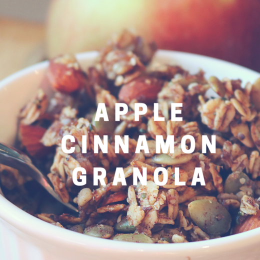 Apple cinnamon granola