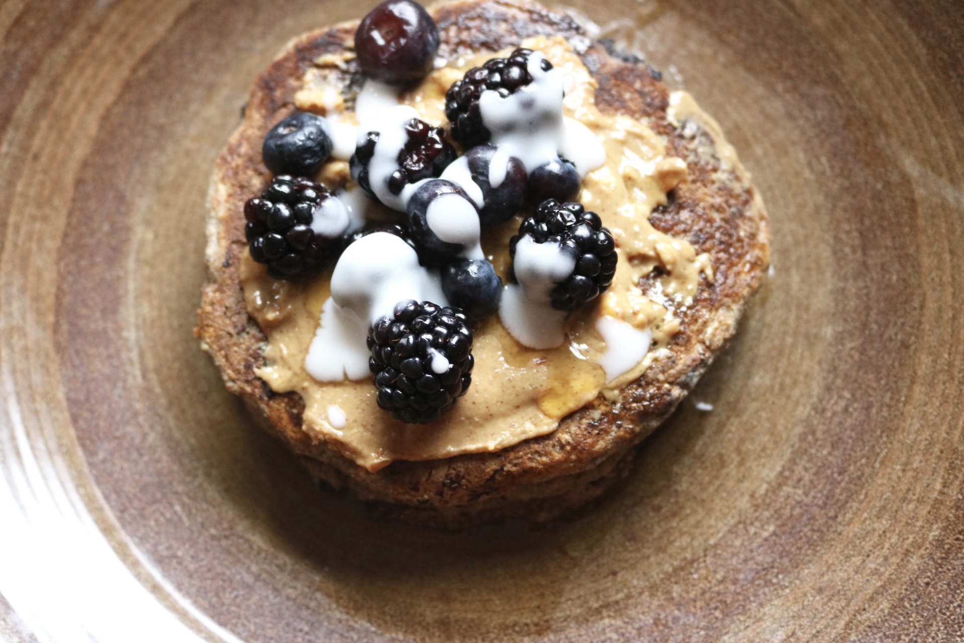 Vegan Blueberry Banana Buckwheat Pancakes