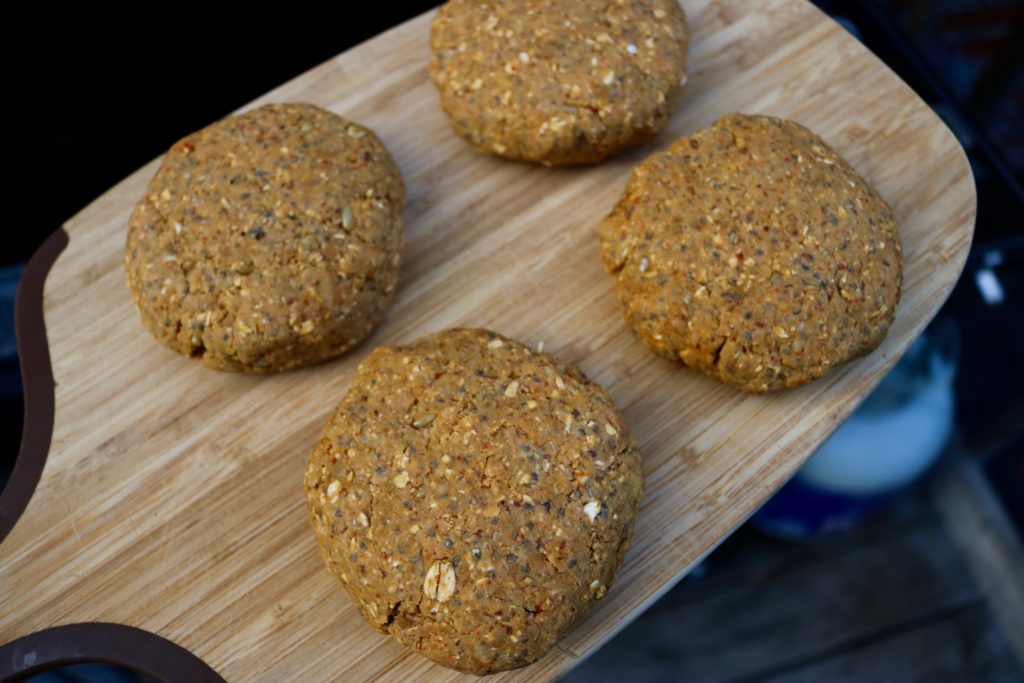 The best chickpea veggie burger recipe. Vegan and gluten free. It's healthy and easy to make in under 30 minutes. Made with chickpeas and chia seeds