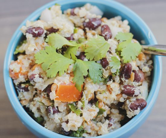 The easiest plant-based recipe you will ever make. Quinoa and beans create the perfect meal packed with protein and fibre. Enjoy Beanoa on its own or as a side dish.