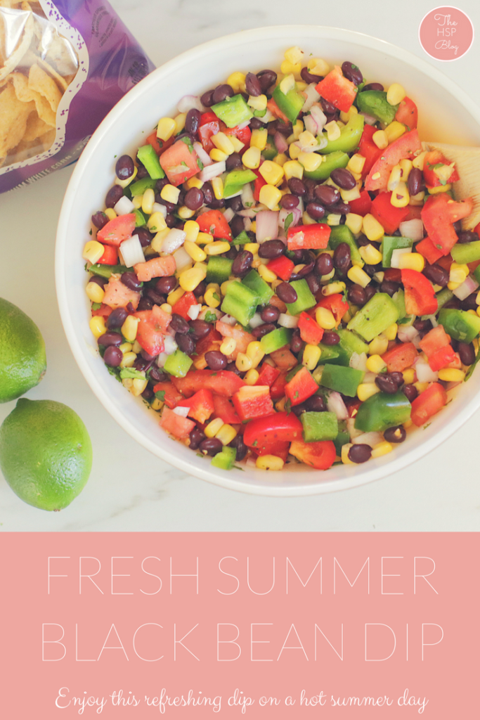 A new twist on Mexican black bean dip. It's super healthy and is gluten free and vegan. Enjoy this refreshing dip on a hot summer day.