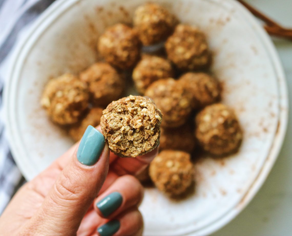 These easy almond butter protein balls are vegan, gluten-free and can be made low carb for those following a paleo or keto diet.