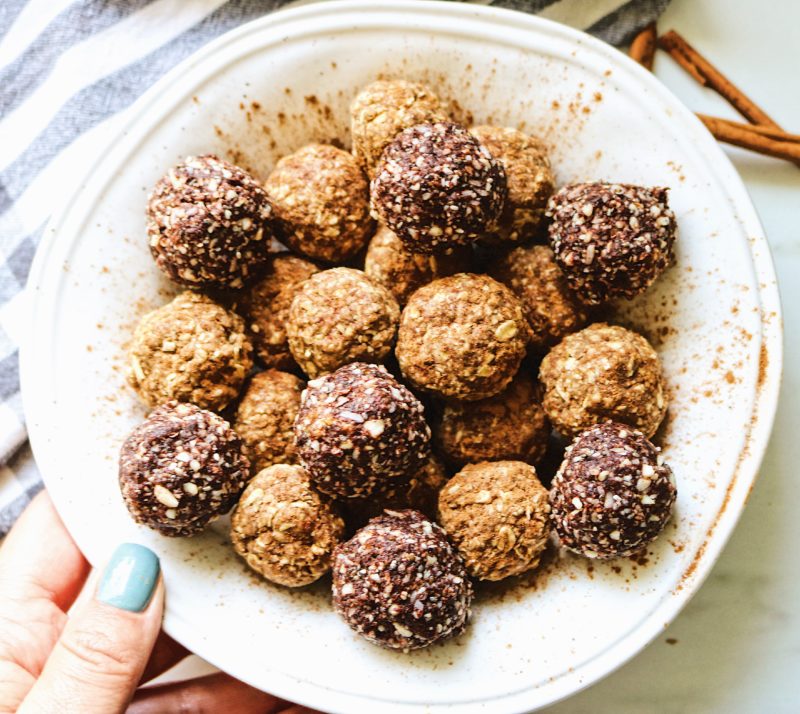 These easy almond butter protein balls are vegan, gluten-free and can be made low carb for those following a paleo or keto diet.