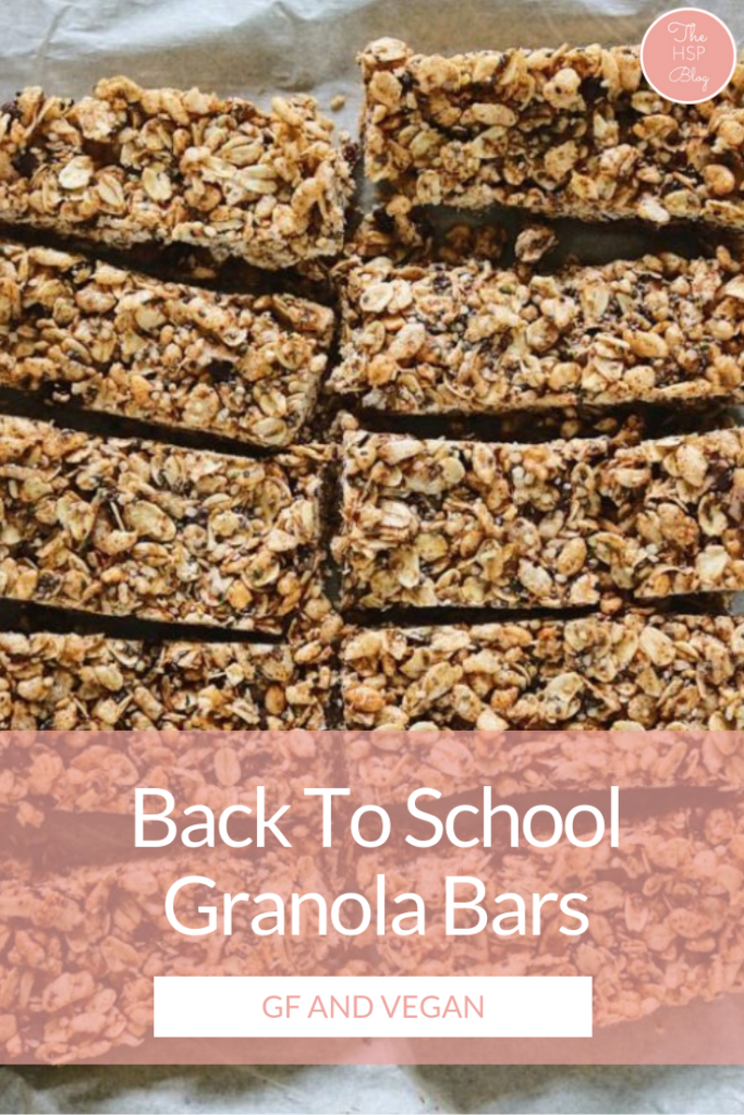 These easy no-bake granola bars are healthy, peanut free and gluten-free making them the perfect back-to-school snack for you or your kids.